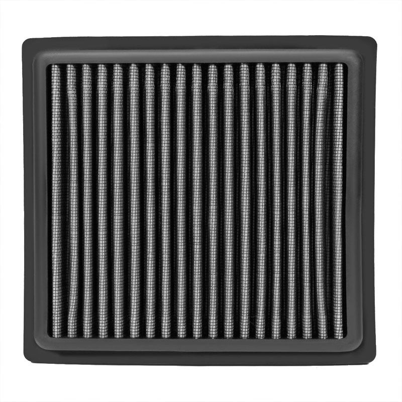 Reusable Silver High Flow Drop-In Panel Air Filter For Infiniti 08-13 G37 3.7L-Performance-BuildFastCar