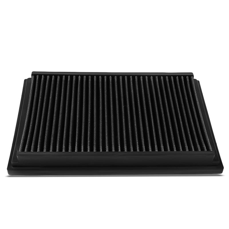 Black High Flow Washable Airbox Drop-In Panel Air Filter For 04-13 Mazda 3-Performance-BuildFastCar