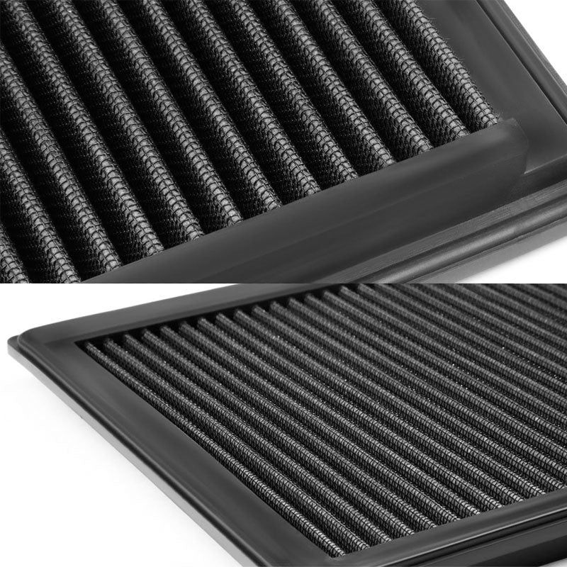 Black High Flow Washable Airbox DropIn Panel Air Filter For 05-06 Expedition 5.4-Performance-BuildFastCar