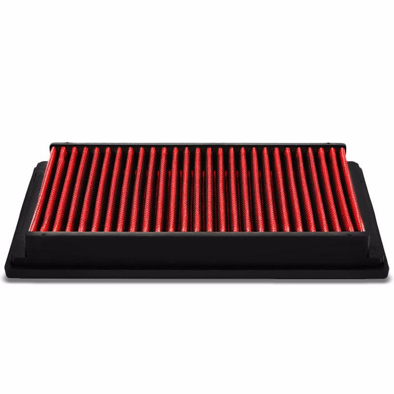 Reusable Red Cotton High Flow Drop-In Panel Air Filter For BMW 01-06 330Ci 3.0L-Performance-BuildFastCar