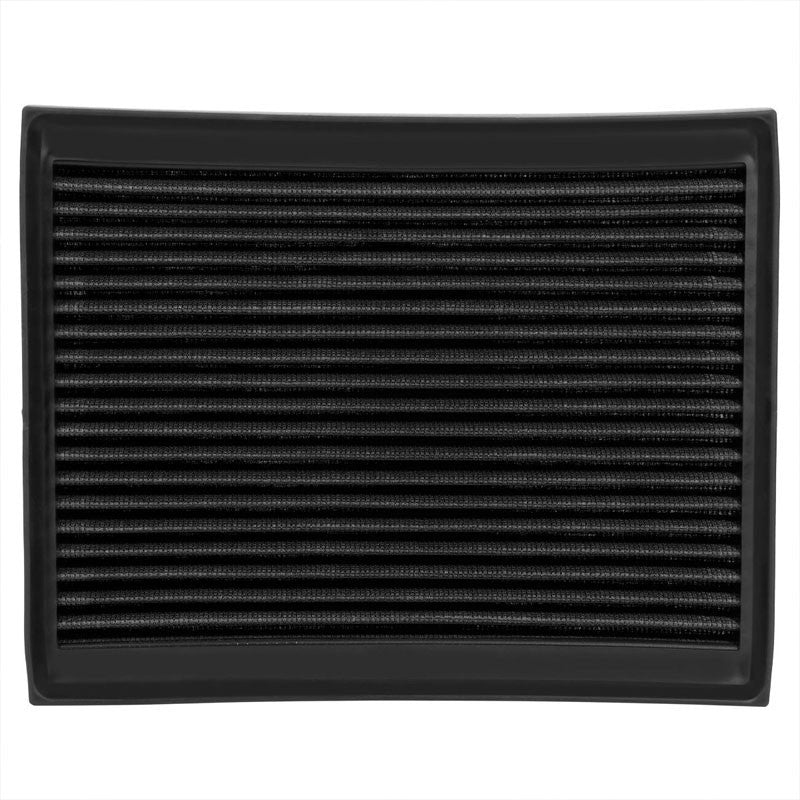 Reusable Black High Flow Drop-In Panel Air Filter For Audi 02-09 A4 Quattro 1.8L-Performance-BuildFastCar