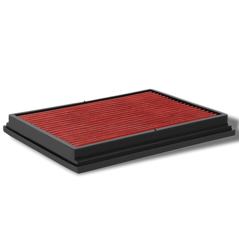 Reusable Red High Flow Drop-In Panel Air Filter For Audi 02-09 A4 Quattro 1.8L-Performance-BuildFastCar