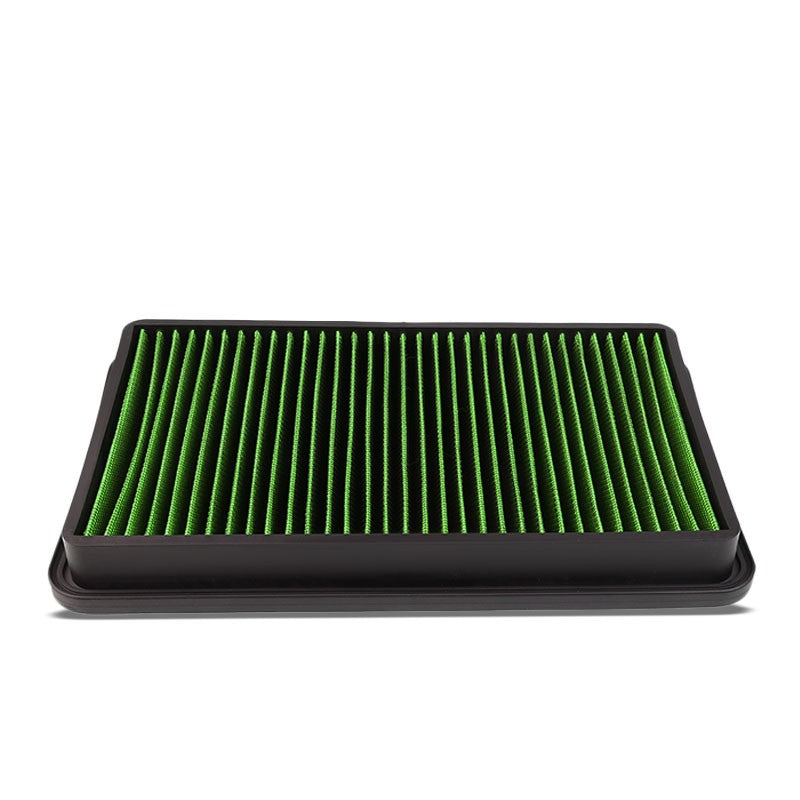 Green High Flow Washable/Reuse Airbox Drop-In Panel Air Filter For 97-04 Avalon-Performance-BuildFastCar