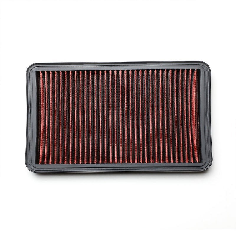 Red Performance Washable Cotton Airbox Drop-In Panel Air Filter For 97-01 Camry-Performance-BuildFastCar