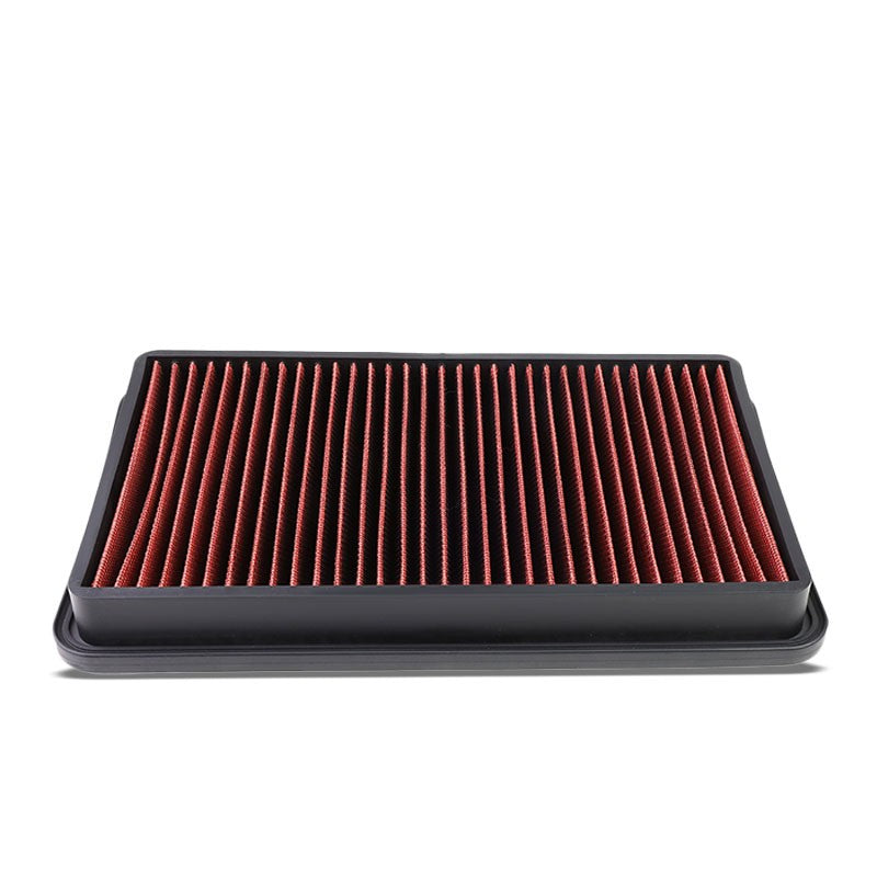 Red Performance Washable Cotton Airbox Drop-In Panel Air Filter For 97-01 Camry-Performance-BuildFastCar