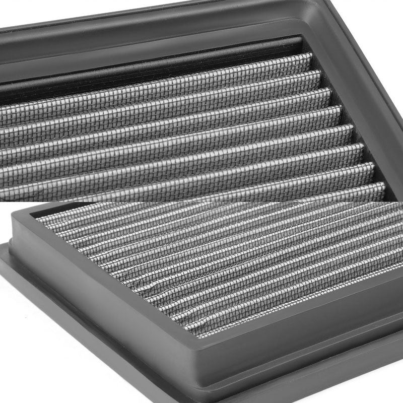 Silver High Flow Washable/Reusable Drop-In Panel Air Filter For 97-06 Wrangler-Performance-BuildFastCar