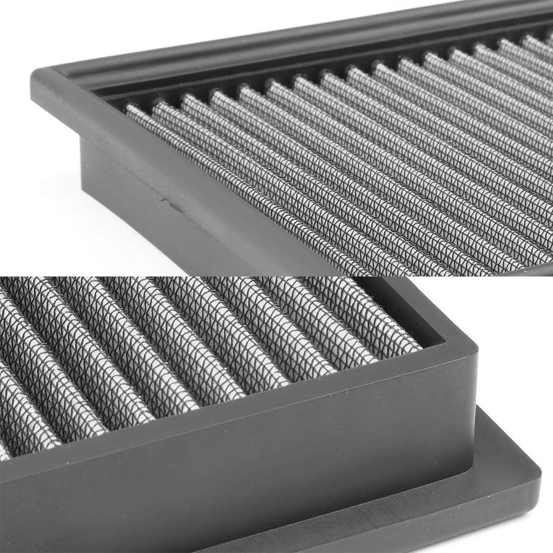 Silver High Flow Cotton Washable/Reusable Drop-In Panel Air Filter For 91-02 G20-Performance-BuildFastCar