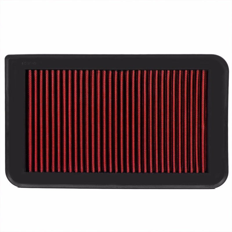 Reusable Red High Flow Drop-In Panel Air Filter For Toyota 01-13 Highlander 2.4L-Performance-BuildFastCar