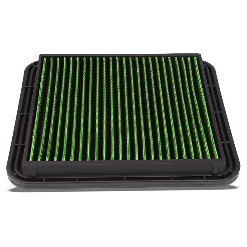 Green High Flow Washable/Reuse Drop-In Panel Air Filter For 98-05 GS300 3.0L-Performance-BuildFastCar