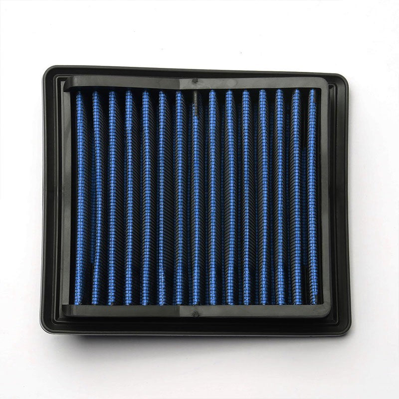 Blue High Flow Washable/Reuse Airbox Drop-In Panel Air Filter For 07-08 FIT 1.5L-Performance-BuildFastCar