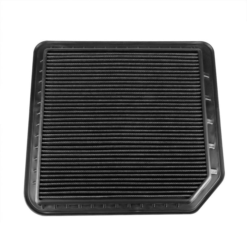 Reusable Black High Flow Drop-In Panel Air Filter For 11-13 QX56/14-16 QX80-Performance-BuildFastCar