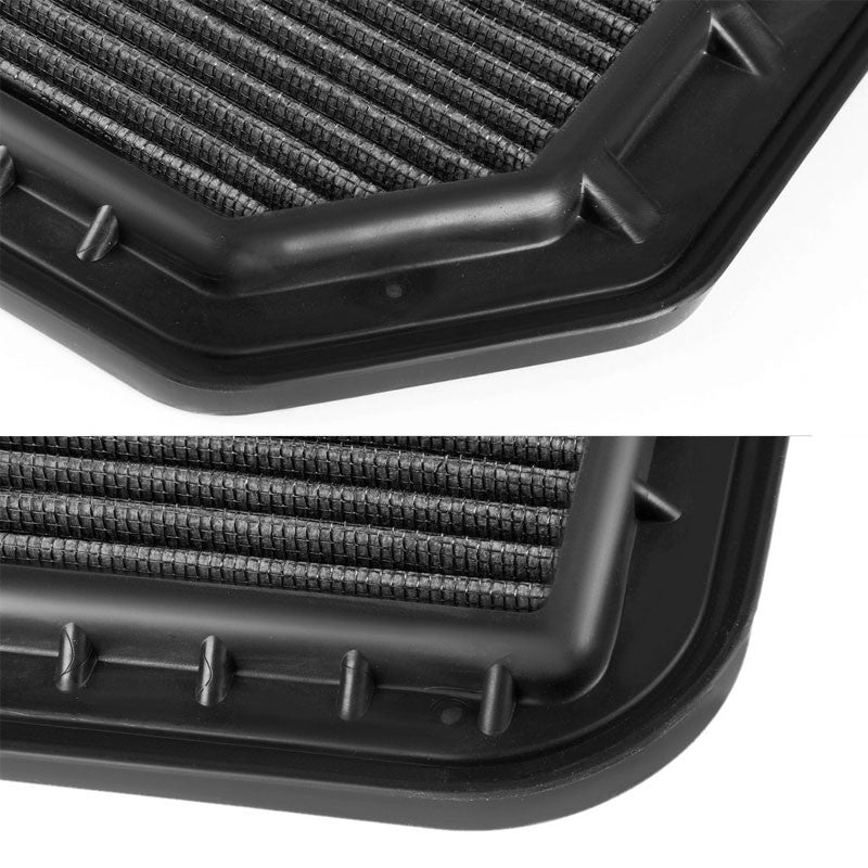Reusable Black High Flow Drop-In Panel Air Filter For 11-13 QX56/14-16 QX80-Performance-BuildFastCar