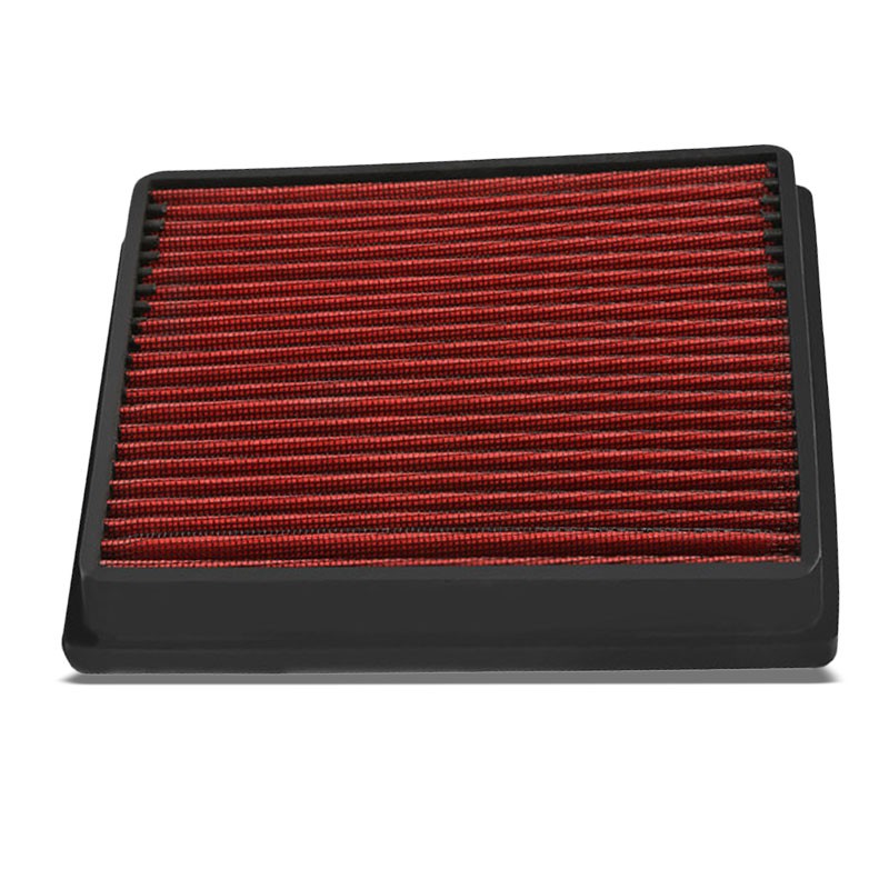 Reusable Red High Flow Drop-In Panel Air Filter For Toyota 08-17 Land Cruiser-Performance-BuildFastCar