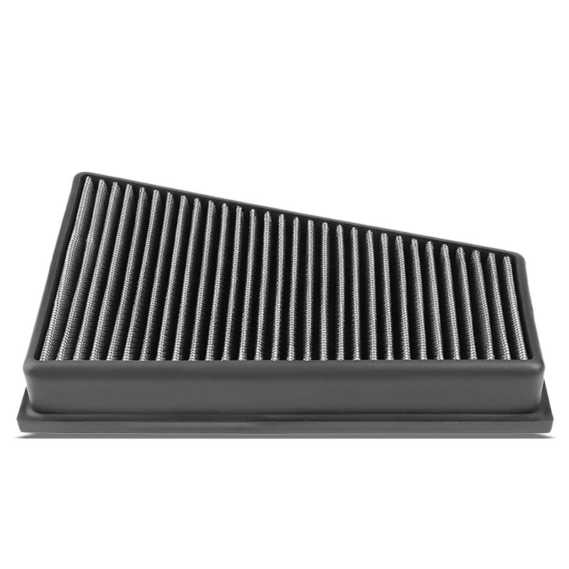 Silver High Flow Washable/Reusable Drop-In Panel Air Filter For 13-16 A180 1.6-Performance-BuildFastCar