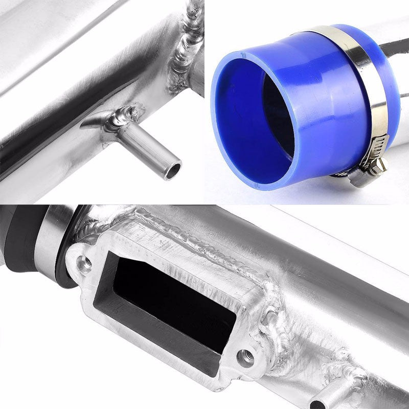 Polish Shortram Air Intake+Blue Dry Filter For Lexus 98-00 S160 GS300 3.0L 2JZ-Performance-BuildFastCar