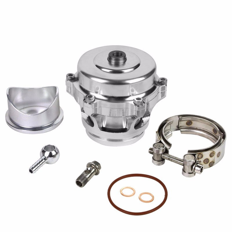 Universal Silver Aluminum 35 PSI 50MM T11 Blow Off Valve BOV For Turbo/Intercooler-Performance-BuildFastCar