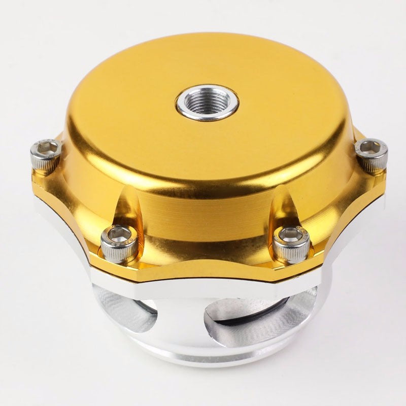 Universal Gold Aluminum 35 PSI 50MM Type-2 Blow Off Valve For Turbo/Intercooler-Performance-BuildFastCar