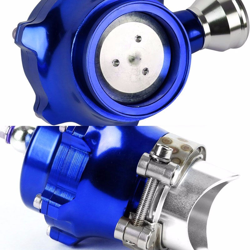 Universal Blue Aluminum 35 PSI 50MM T22 Blow Off Valve BOV For Turbo/Intercooler-Performance-BuildFastCar