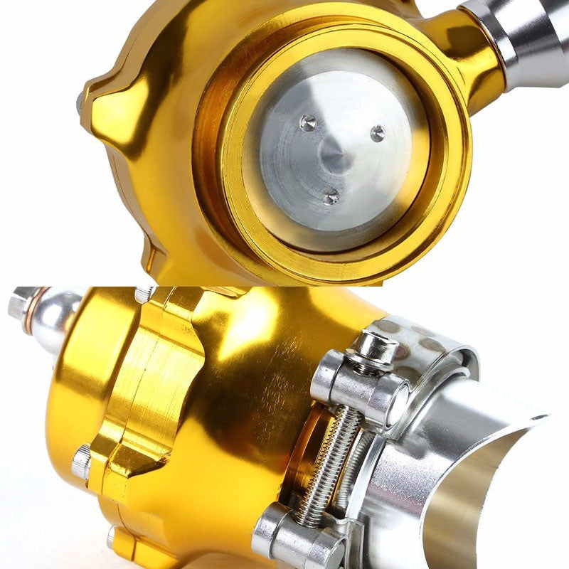 Universal Gold Aluminum 35 PSI 50MM T22 Blow Off Valve BOV For Turbo/Intercooler-Performance-BuildFastCar