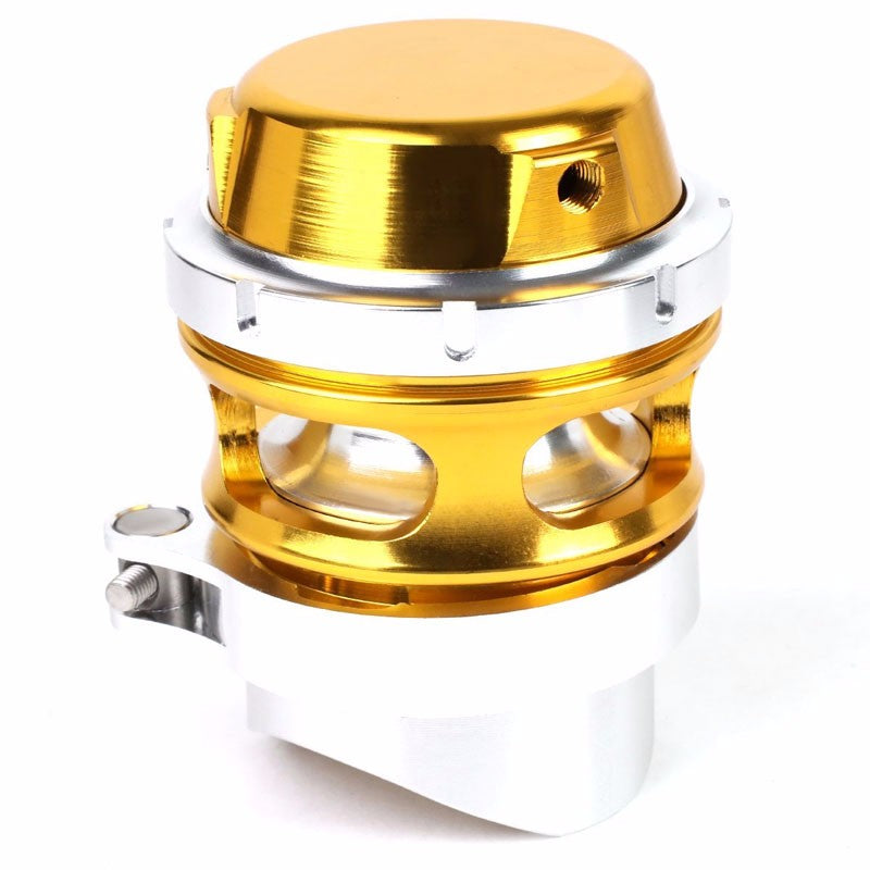 Gold 50MM 35PSI Boost V-Band Turbo/Turbocharger Blow Off Valve BOV Spring+Flange-Performance-BuildFastCar