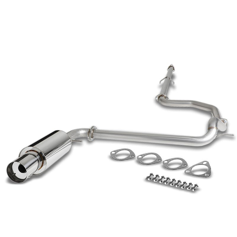 4" Muffler Tip Exhaust Catback System For 88-91 Civic ED3/ED4 Sedan 1.5L/1.6L-Performance-BuildFastCar