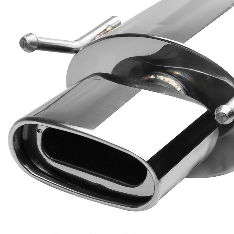 5.5" X 2.8" Oval Roll Muffler Tip Exhaust Axleback System For 07-11 Camry XV40-Performance-BuildFastCar