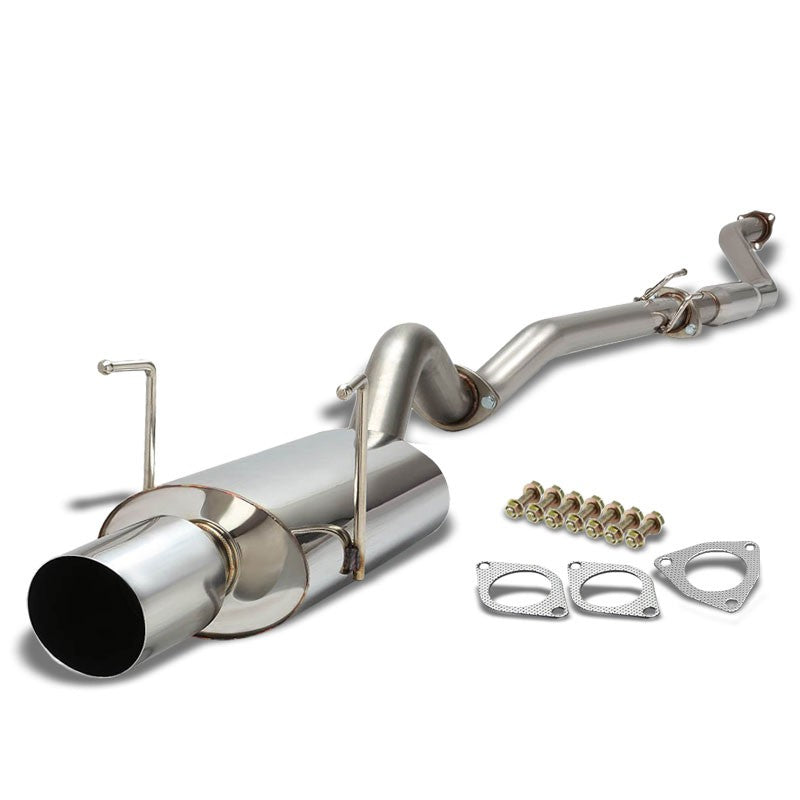 4" Muffler Tip Exhaust OE Catback System For 02-05 Civic EP3 Si/SiR 2.0L DOHC-Performance-BuildFastCar