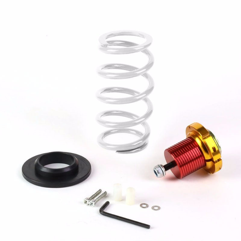 Front/Rear 1"-4" Adjust White Suspension Lowering Spring+Perch For 12-15 Civic-Suspension-BuildFastCar