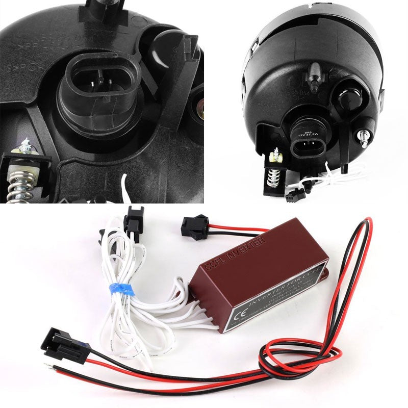Smoke OE Bumper Halo Ring Fog Light Lamp 08-15 Nissan Frontier Xterra BFC-FOLK-NS-CCFL-NIS08FRONTSM