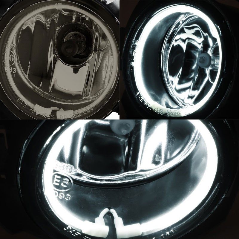 Smoke Halo Ring Fog Light Lamp Nissan 08-15 Frontier 05-15 Xterra BFC-FOLK-SW-CCFL-NIS08FROSM