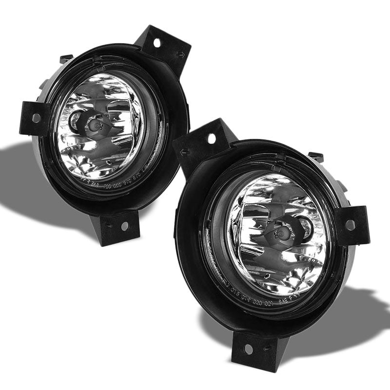 Clear Chrome Bumper Fog Light/Lamp Ford 2001-2003 Ranger BFC-FOLK-NS012CH