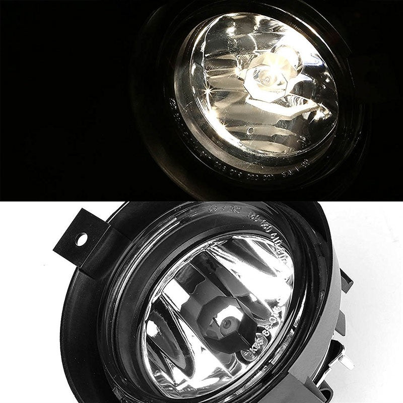Clear Lens Chrome Housing Front Bumper Fog Light/Lamp Kit For Ford 01-03 Ranger