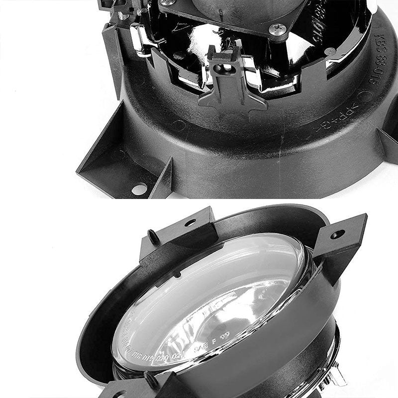 Clear Lens Chrome Housing Front Bumper Fog Light/Lamp Kit For Ford 01-03 Ranger