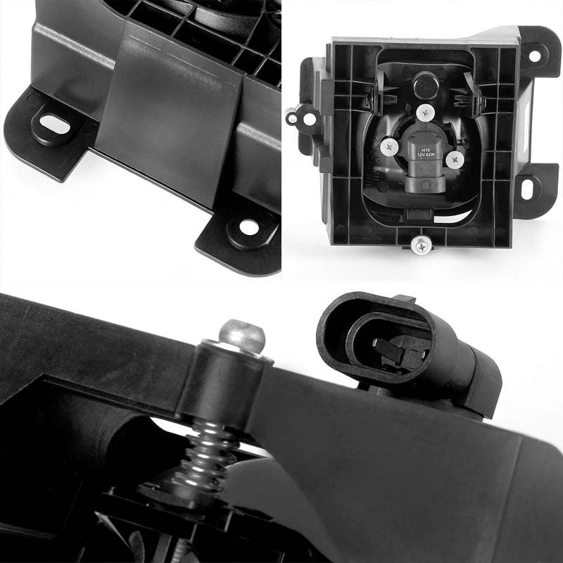 Smoke Lens Chrome Housing Front Bumper Fog Light/Lamp Kit For Ford 04-05 Ranger
