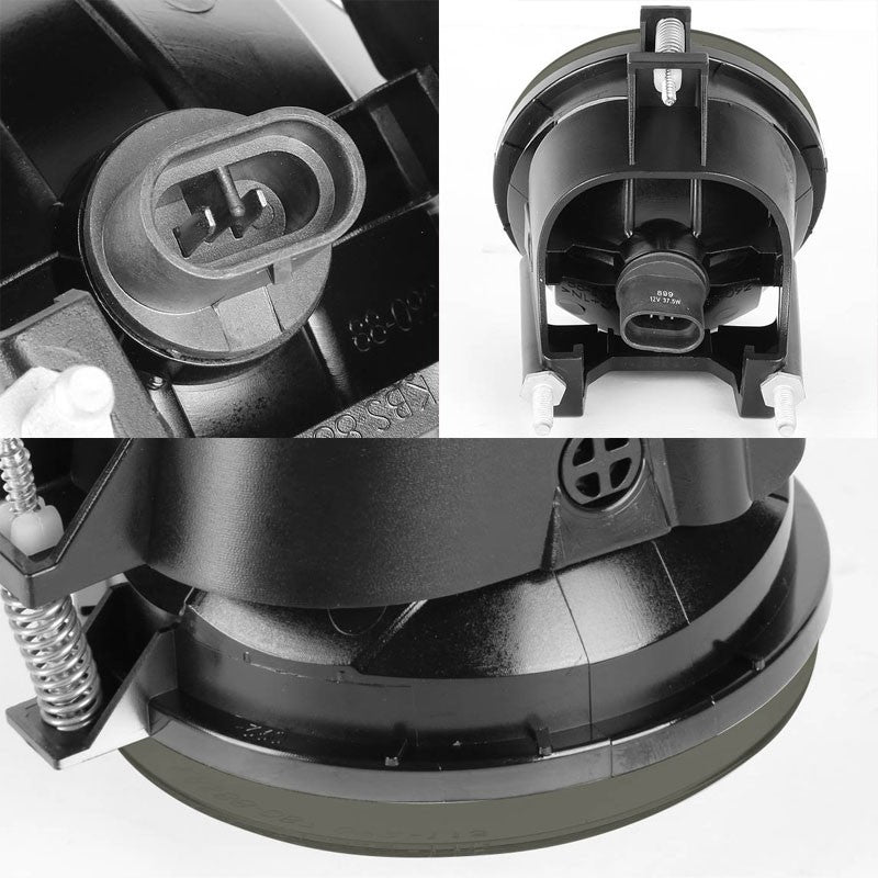 Smoke Lens Chrome Housing Bumper Fog Light/Lamp Kit For Dodge 2003 - 2005 Neon