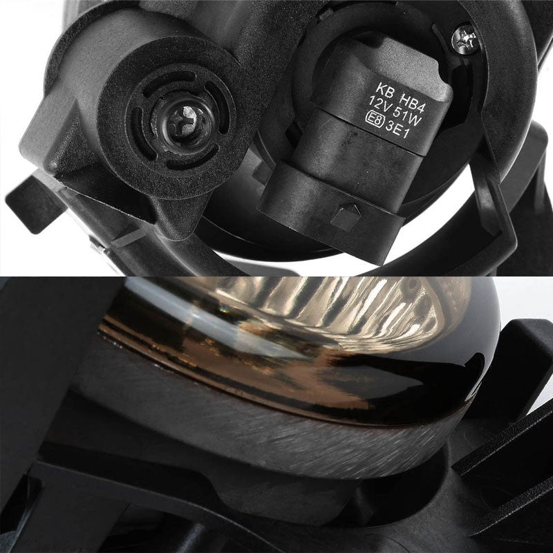Smoke Lens Chrome Housing Bumper Fog Light/Lamp Kit For Subaru 08-11 Impreza