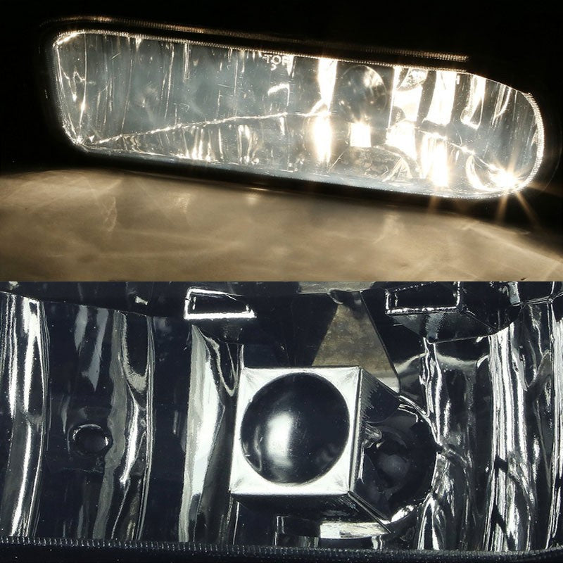 Smoke Lens OE Fog Light Lamp +Switch For 99-02 Silverado 1500-3500 /Suburban