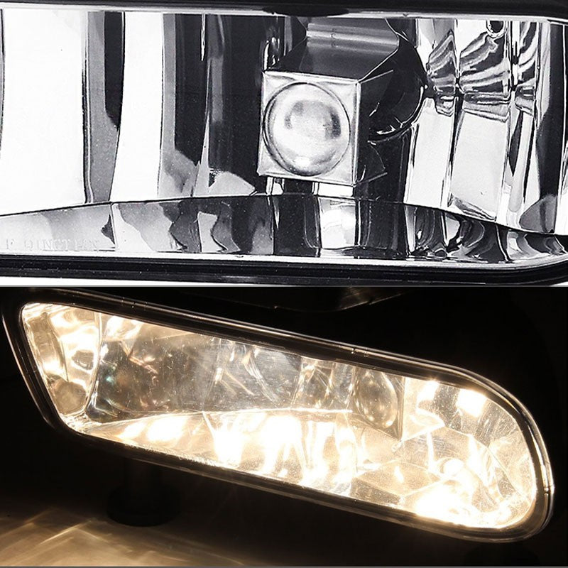 Clear Fog Light Lamp GMC 99-02 Sierra 1500 2500 3500 00-06 Yukon BFC-FOLK-SW-MULT6-GMC6CH