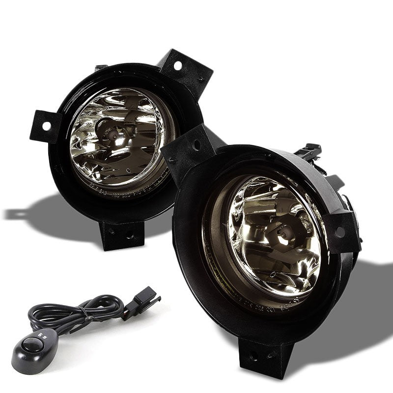 Smoke Chrome Bumper Fog Light/Lamp Ford 2001-2003 Ranger BFC-FOLK-T012SM