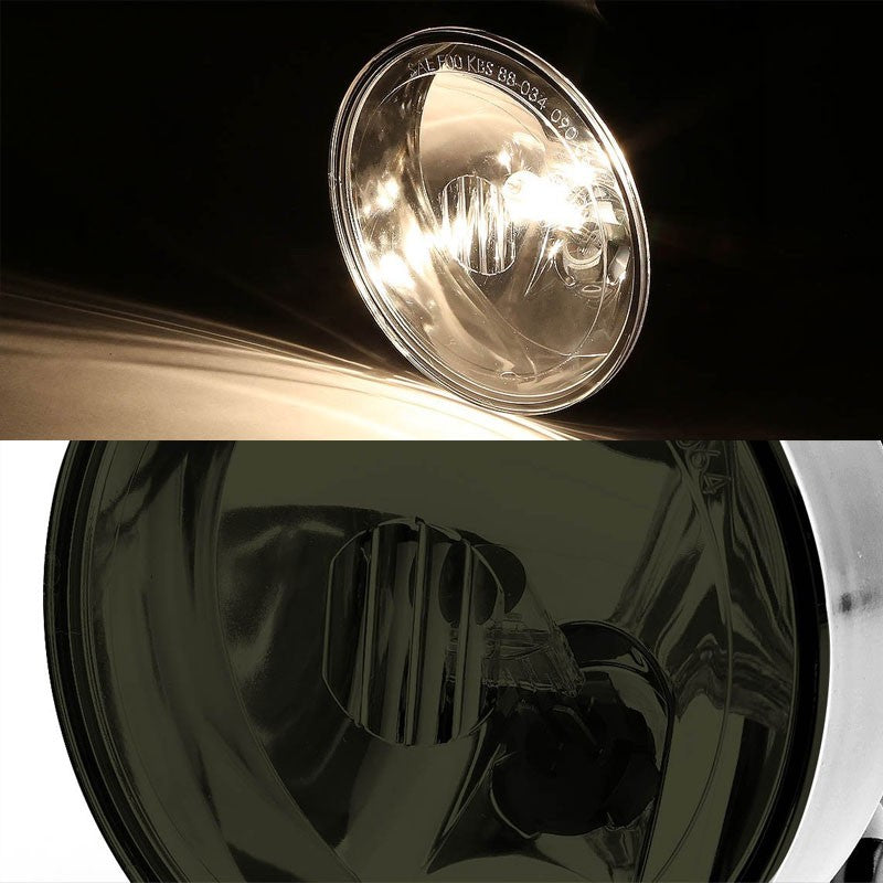 Smoke Lens Chrome Housing Front Bumper Fog Light/Lamp For Pontiac 99-05 Grand Am