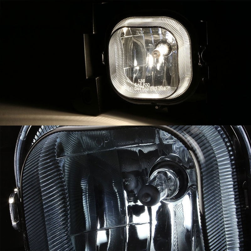 Smoke Lens Chrome Housing Front Bumper Fog Light/Lamp For Ford 04-05 Ranger