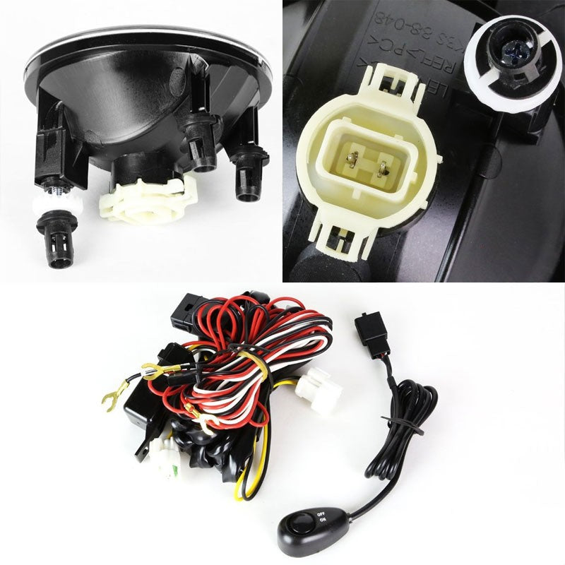 Clear Fog Light Lamp Ford 07-14 Mustang Shelby Bullitt 07-10 Escape 08-10 Explorer Sport Trac BFC-FOLK-SW-MULT3-FORD4CH