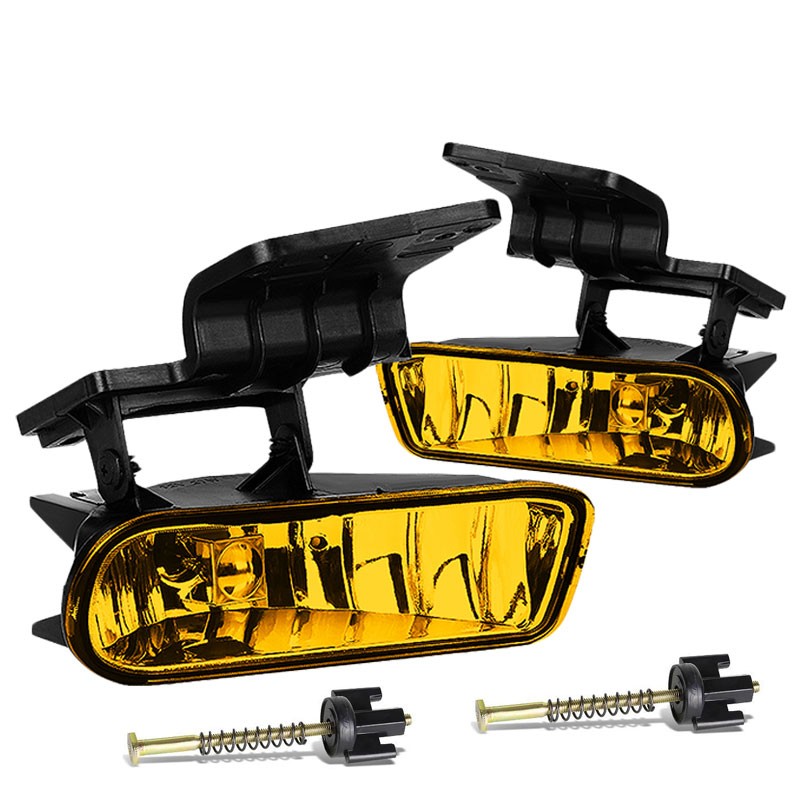 Yellow Amber OE Bumper Fog Light Lamp Chevy Silverado Suburban Tahoe BFC-FOLK-NS-MULT3CHV3AM