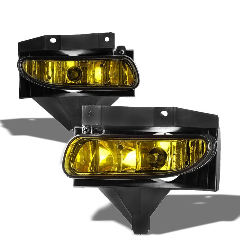 Amber Chrome Bumper Fog Light/Lamp Ford 1999-2004 Mustang BFC-FOLK-ZTL115AM