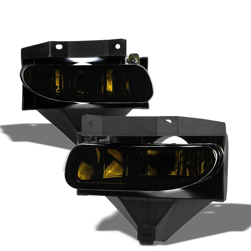 Clear Black Bumper Fog Light/Lamp Ford 1999-2004 Mustang BFC-FOLK-ZTL115BK