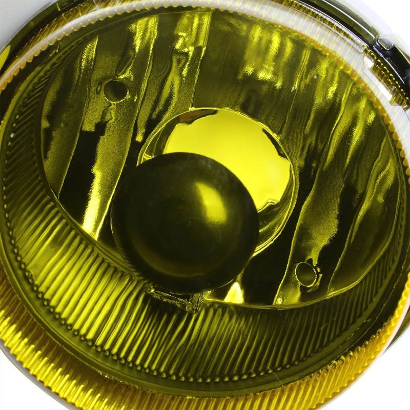 Amber Lens Chrome Housing Bumper Fog Light/Lamp For Honda 93-95 Civic del Sol