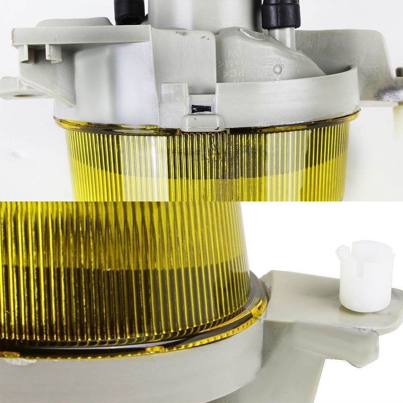 Amber Lens Chrome Housing Bumper Fog Light/Lamp For Honda 93-95 Civic del Sol