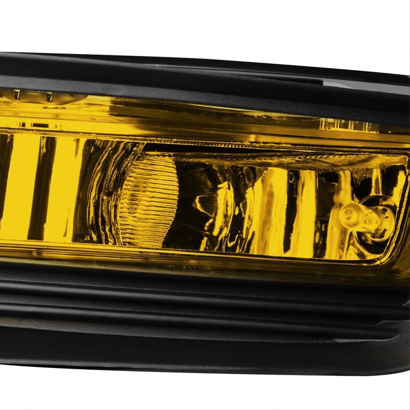 Yellow Amber Fog Light Lamp Honda 13-14 Accord 4DR Sedan CR2 3 BFC-FOLK-SW-HON13CIV4DAM