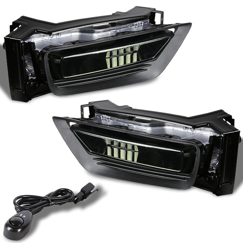 Smoke OE Bumper Fog Light Lamp Honda 13-14 Accord 4DR Sedan CR2 3 BFC-FOLK-SW-HON13CIV4DSM