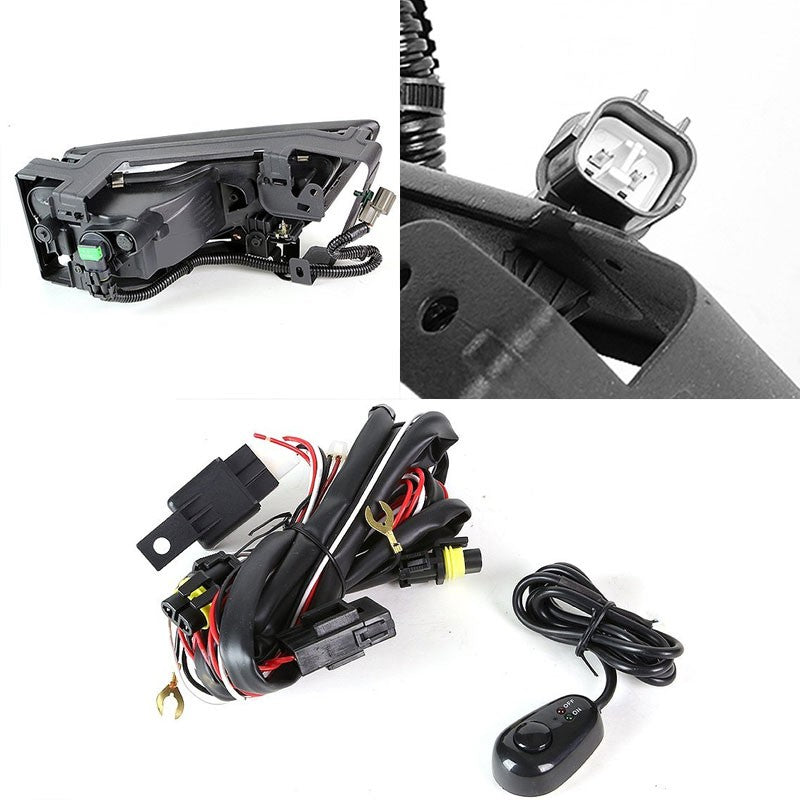 Smoke OE Bumper Fog Light Lamp Honda 13-14 Accord 4DR Sedan CR2 3 BFC-FOLK-SW-HON13CIV4DSM